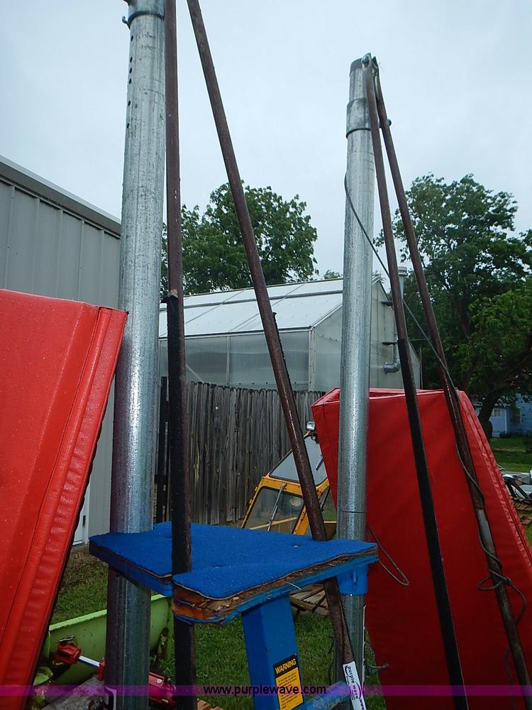 image for item AZ9861 (2) Porter volleyball stands with safety mats