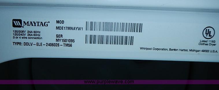 image for item AZ9870 (2) dryers