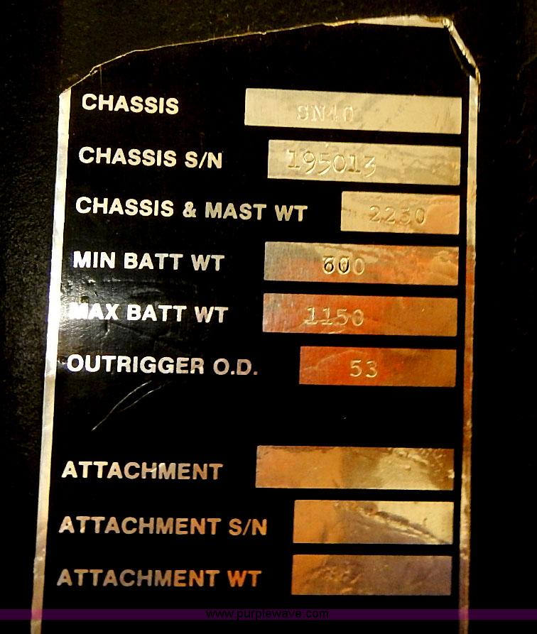 image for item AZ9874 Primo Mover electric forklift