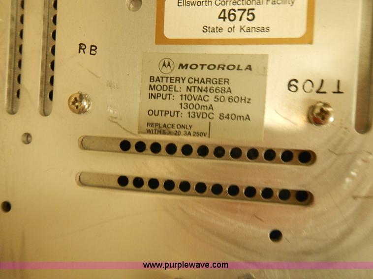 image for item AZ9879 (6) Motorola six bank radio chargers