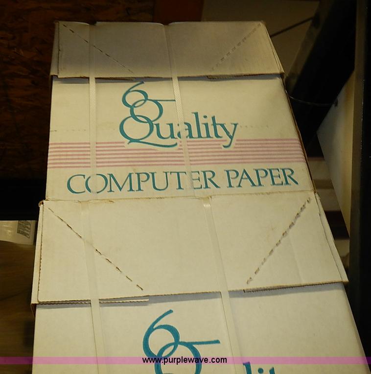 image for item AZ9880 (9) boxes of Quality perforated computer paper