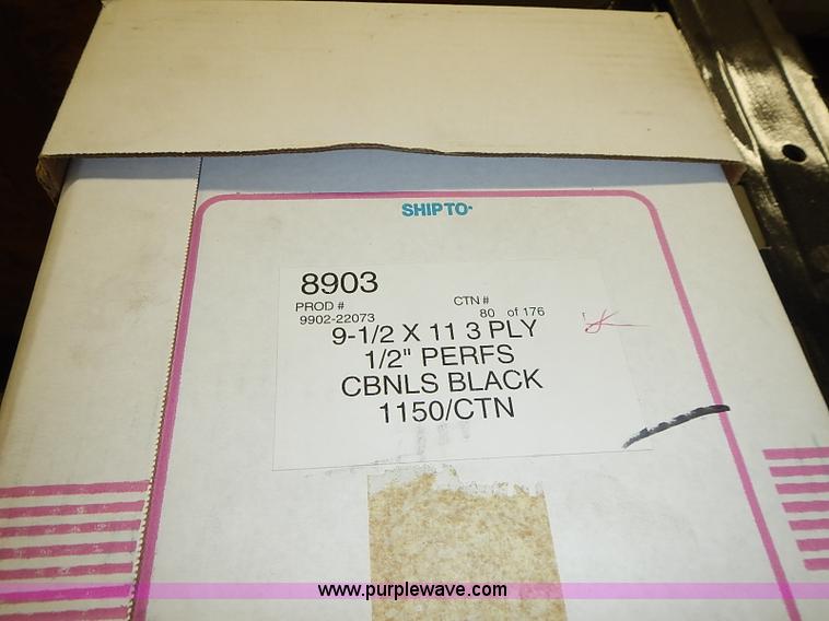 image for item AZ9880 (9) boxes of Quality perforated computer paper