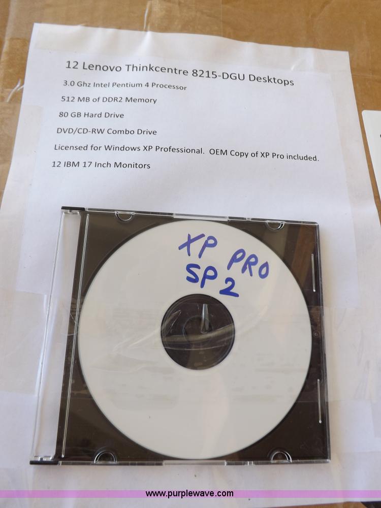 image for item H1817 (12) Lenovo ThinkCentre 8215-DGU desktop computers