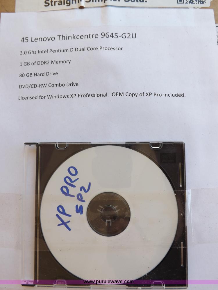 image for item H1818 (45) Lenovo ThinkCentre 9645-G2U desktop computers