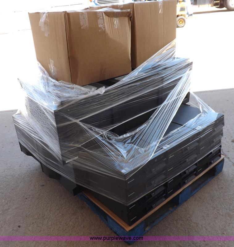 image for item H1819 (12) Lenovo ThinkCentre 9645-G2U desktop computers