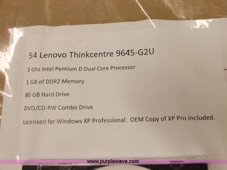 image for item H1822 (54) Lenovo ThinkCentre 9645-G2U desktop computers