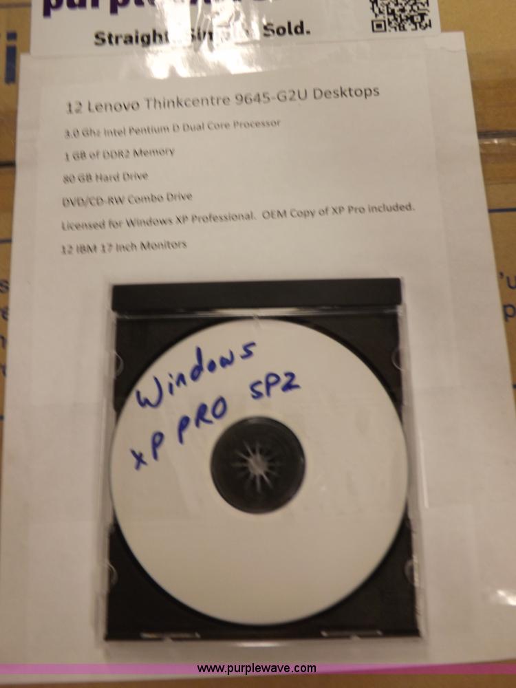 image for item H1823 (12) Lenovo ThinkCentre 9645-G2U desktop computers
