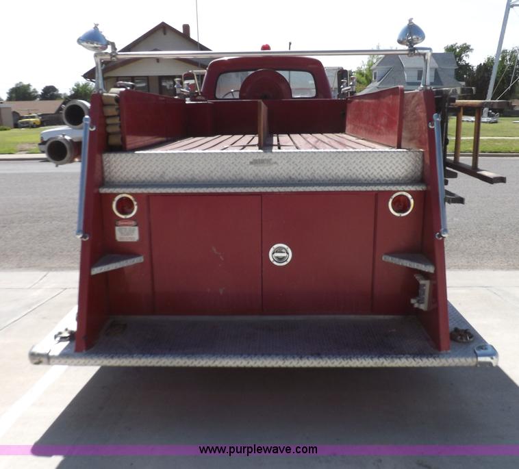image for item H1874 1965 Ford 600 fire truck