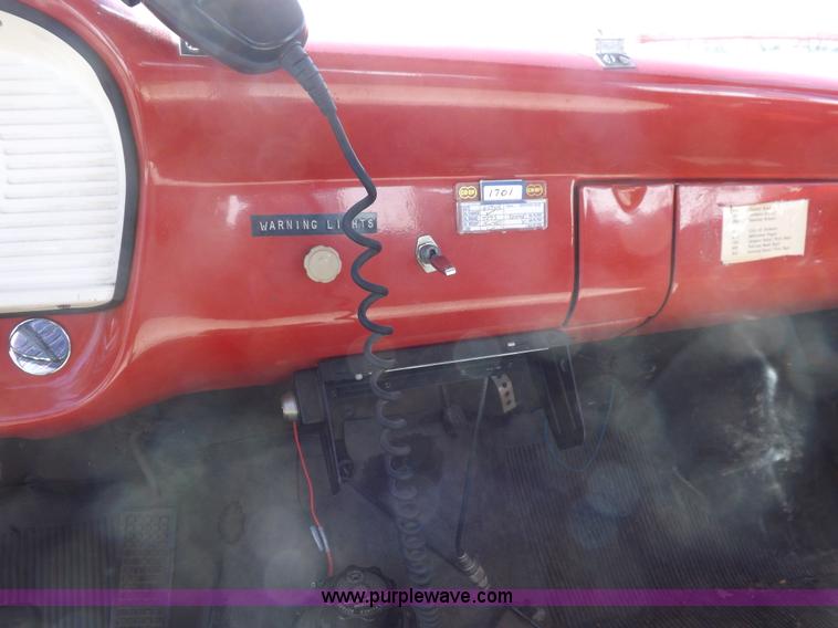 image for item H1874 1965 Ford 600 fire truck