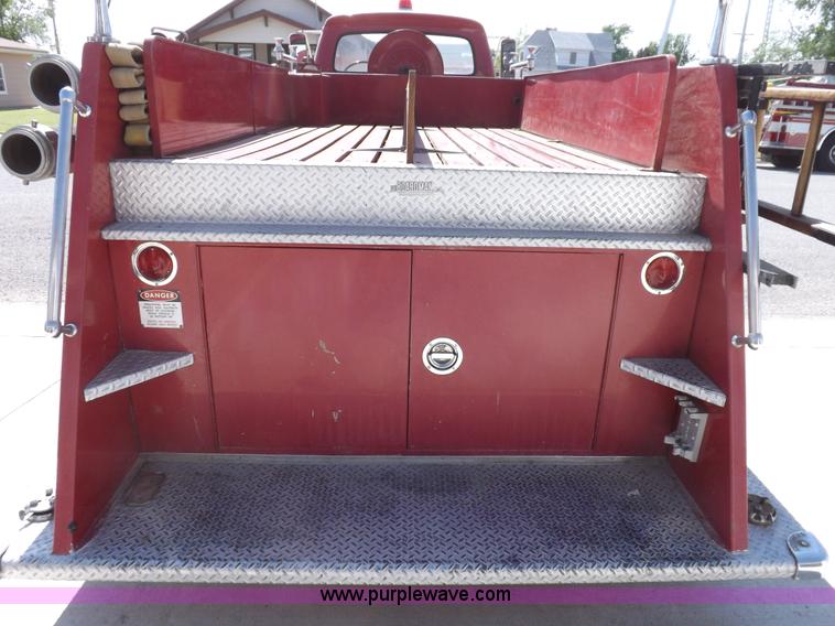 image for item H1874 1965 Ford 600 fire truck