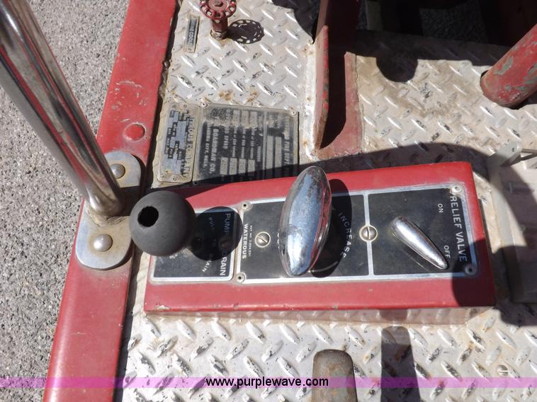 image for item H1874 1965 Ford 600 fire truck