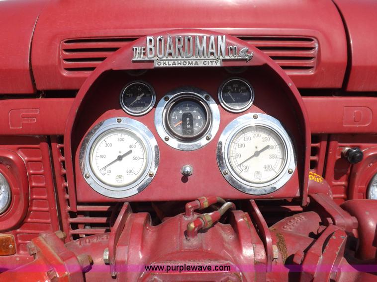 image for item H1874 1965 Ford 600 fire truck