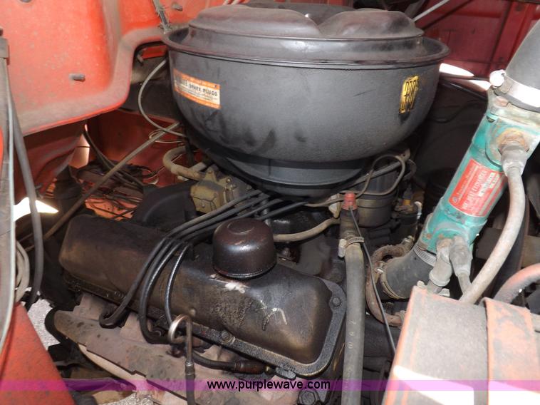 image for item H1874 1965 Ford 600 fire truck