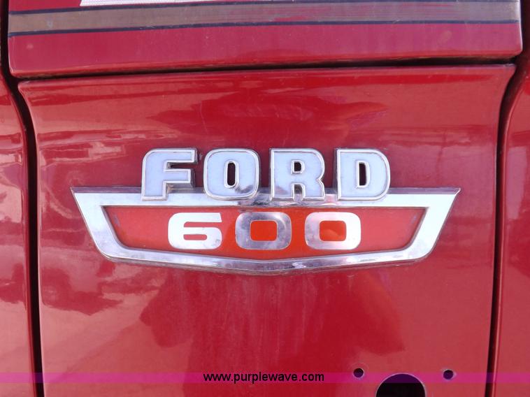 image for item H1874 1965 Ford 600 fire truck