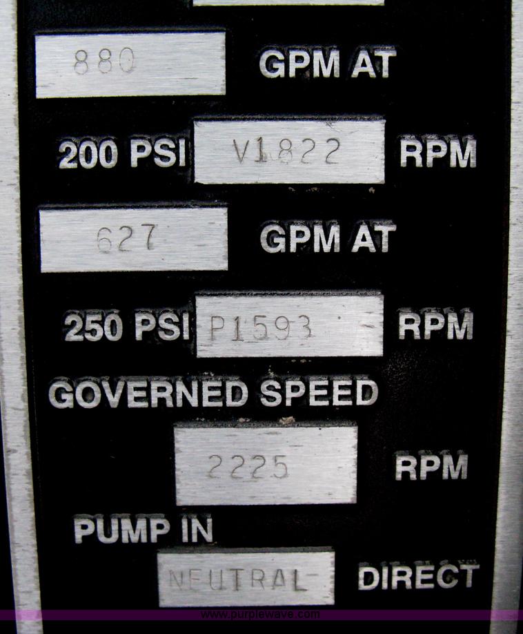 image for item H5390 1995 Pierce pumper fire truck