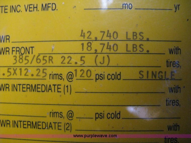 image for item H5390 1995 Pierce pumper fire truck