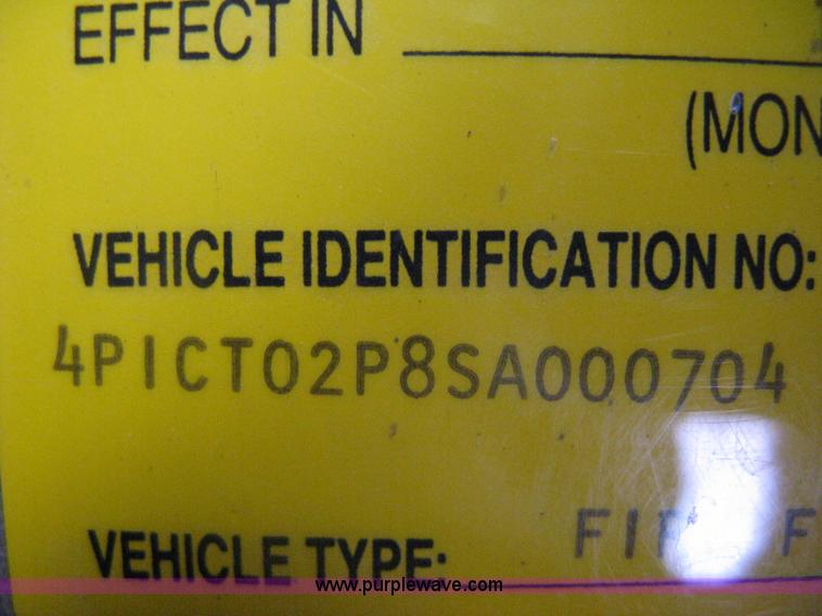 image for item H5390 1995 Pierce pumper fire truck