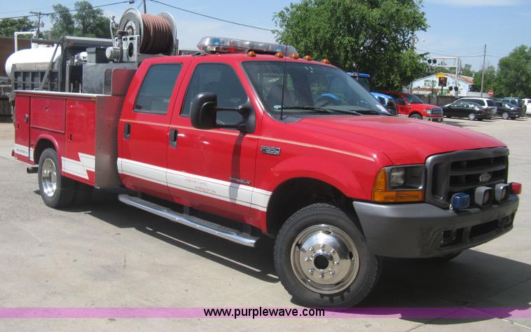 image for item H5392 2000 Ford F550 Crew Cab fire rescue truck
