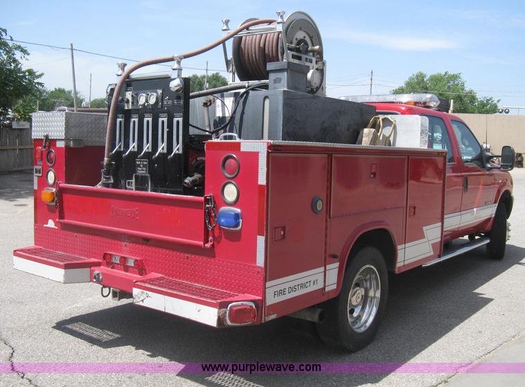 image for item H5392 2000 Ford F550 Crew Cab fire rescue truck