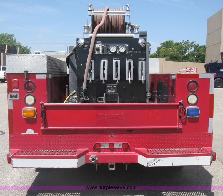 image for item H5392 2000 Ford F550 Crew Cab fire rescue truck