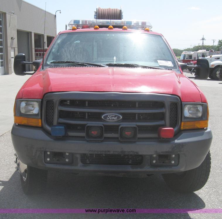 image for item H5392 2000 Ford F550 Crew Cab fire rescue truck