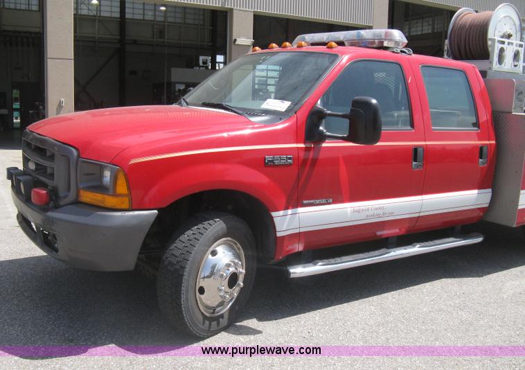 image for item H5392 2000 Ford F550 Crew Cab fire rescue truck