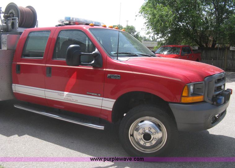 image for item H5392 2000 Ford F550 Crew Cab fire rescue truck