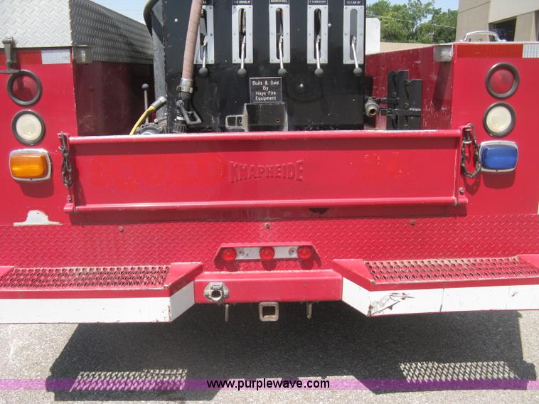 image for item H5392 2000 Ford F550 Crew Cab fire rescue truck