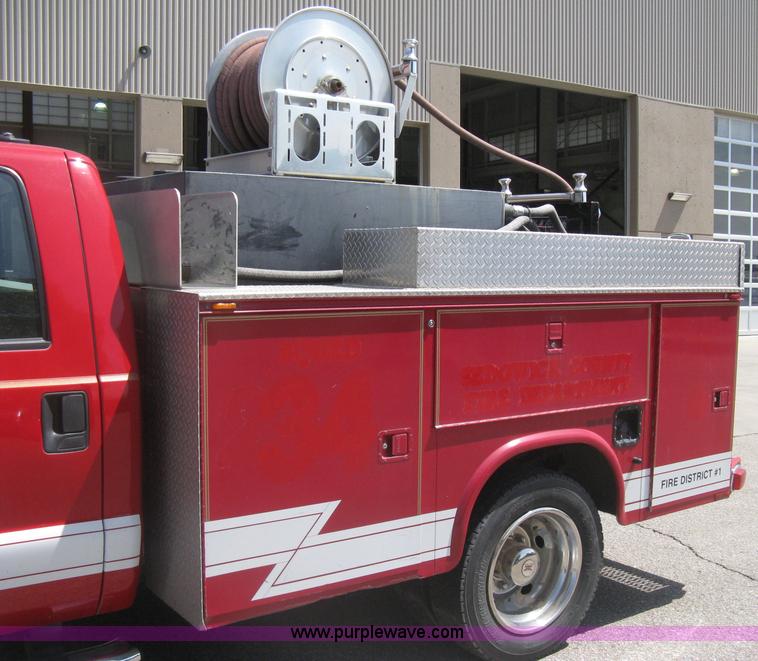 image for item H5392 2000 Ford F550 Crew Cab fire rescue truck