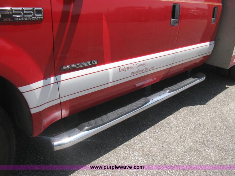 image for item H5392 2000 Ford F550 Crew Cab fire rescue truck