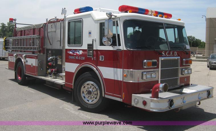 image for item H5393 1993 Pierce pumper fire truck