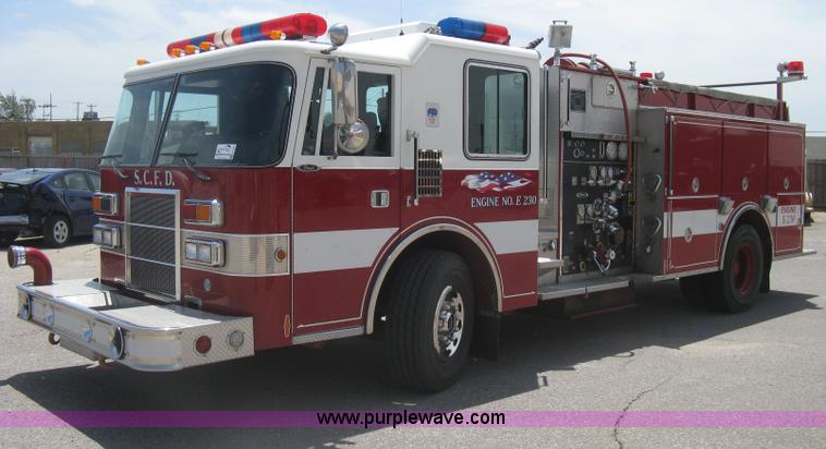 image for item H5393 1993 Pierce pumper fire truck