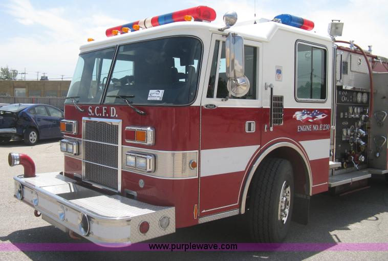 image for item H5393 1993 Pierce pumper fire truck