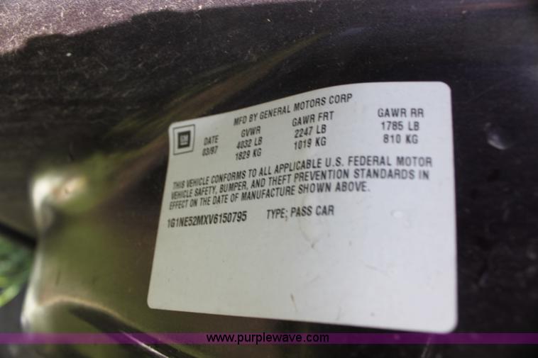 image for item I7368 1997 Chevrolet Malibu