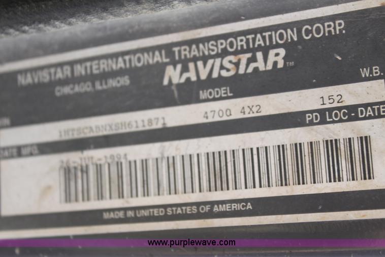 image for item I7405 1995 International 4700 dump truck