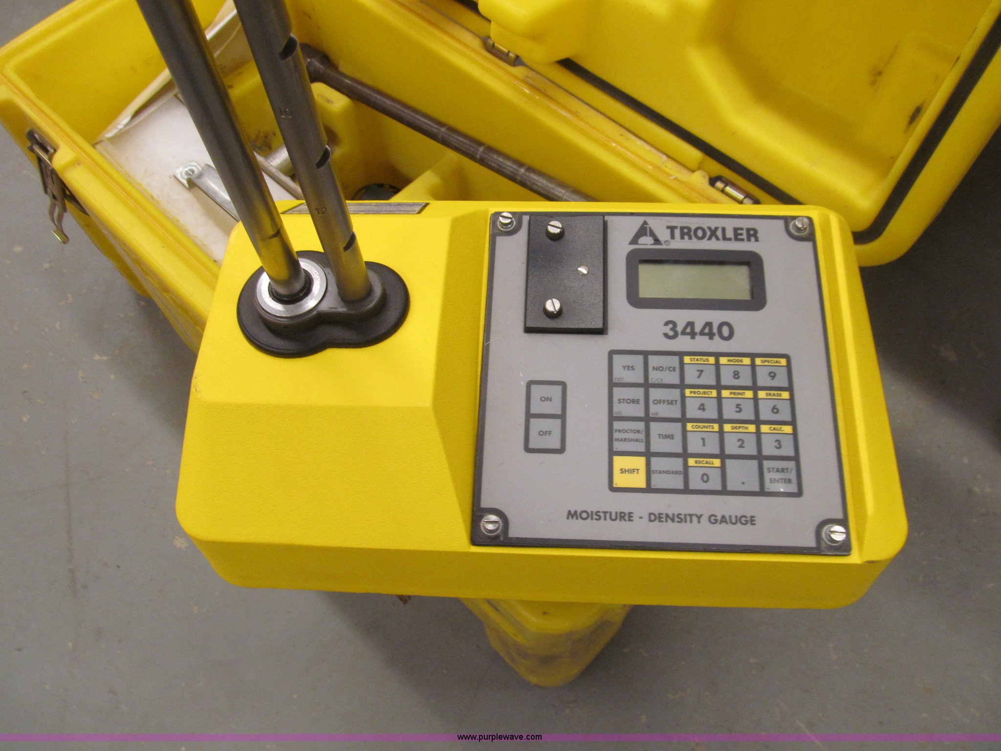 Troxler 3440 nuclear monitor in South Hutchinson, KS Item AQ9781 sold