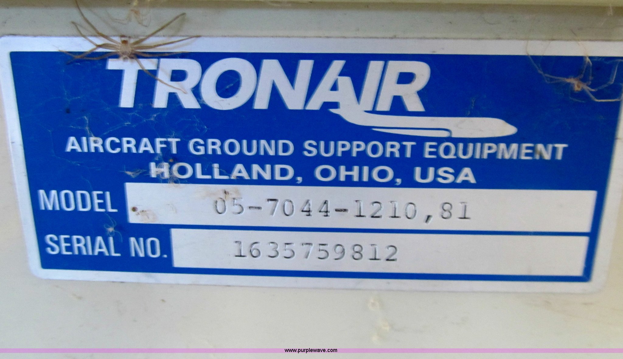 Tronair hydraulic power unit in Salina, KS Item AY9237 sold Purple Wave