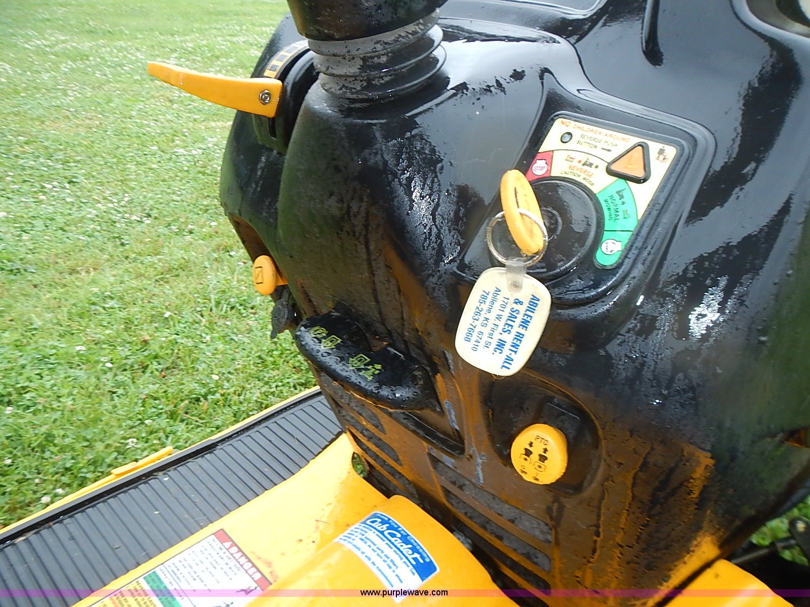 2006 Cub Cadet 2500 series lawn mower in Abilene, KS Item AZ9862 sold