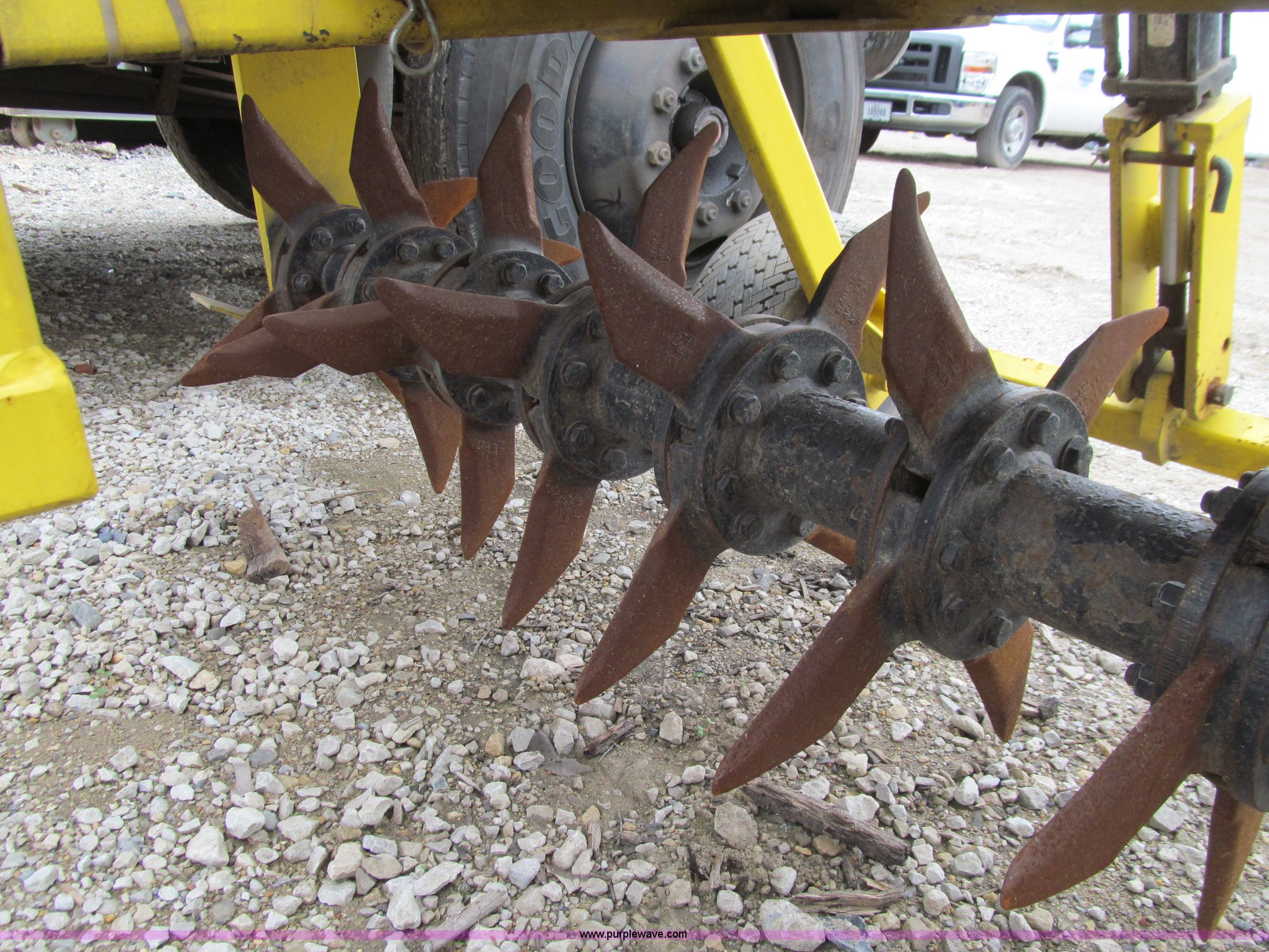 Aer Way tow behind turf slicer in Des Moines, IA Item E4898 sold