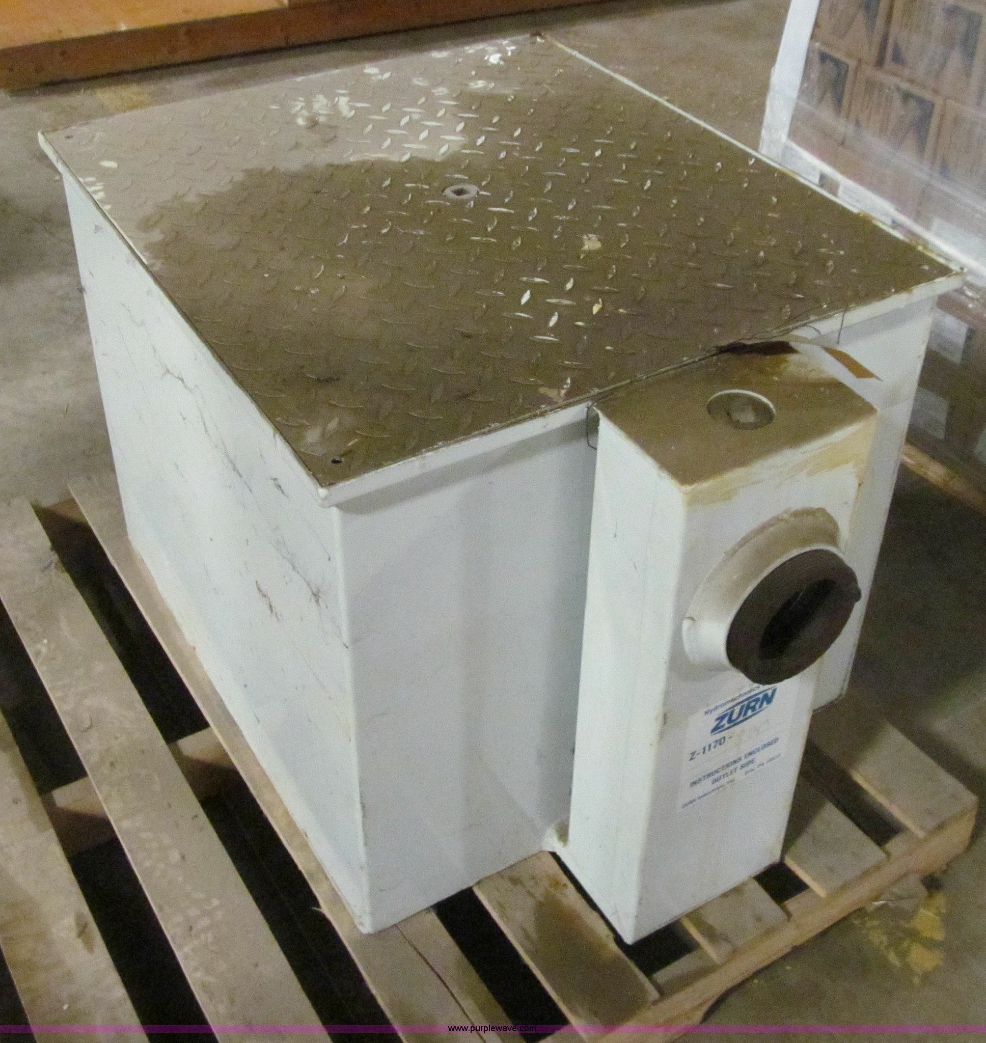 Zurn grease interceptor in Des Moines, IA Item E4900 sold Purple Wave