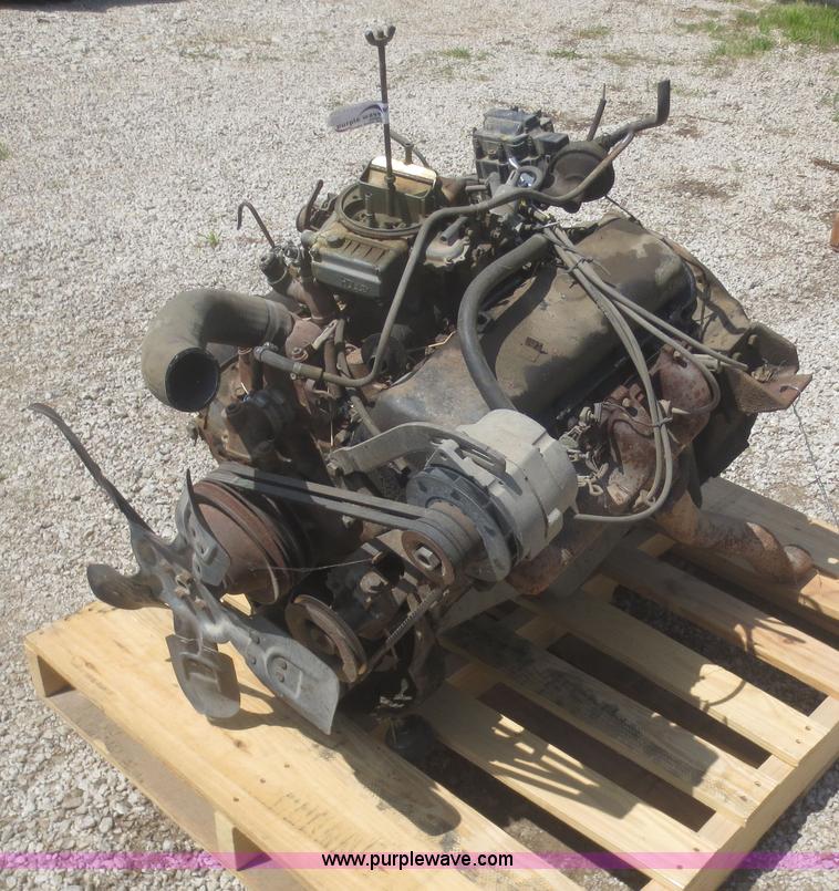 image for item AZ9221 1979 Chevrolet 366 eight cylinder gas engine