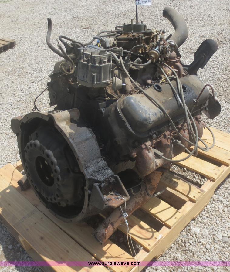 image for item AZ9221 1979 Chevrolet 366 eight cylinder gas engine