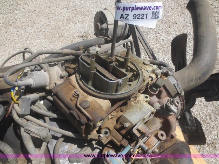 image for item AZ9221 1979 Chevrolet 366 eight cylinder gas engine