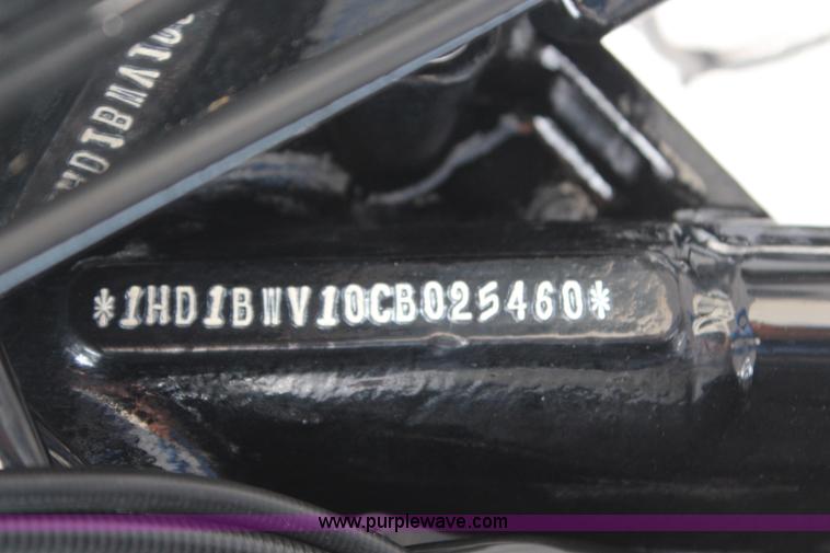 image for item AZ9755 2012 Harley Davidson Softail motorcycle