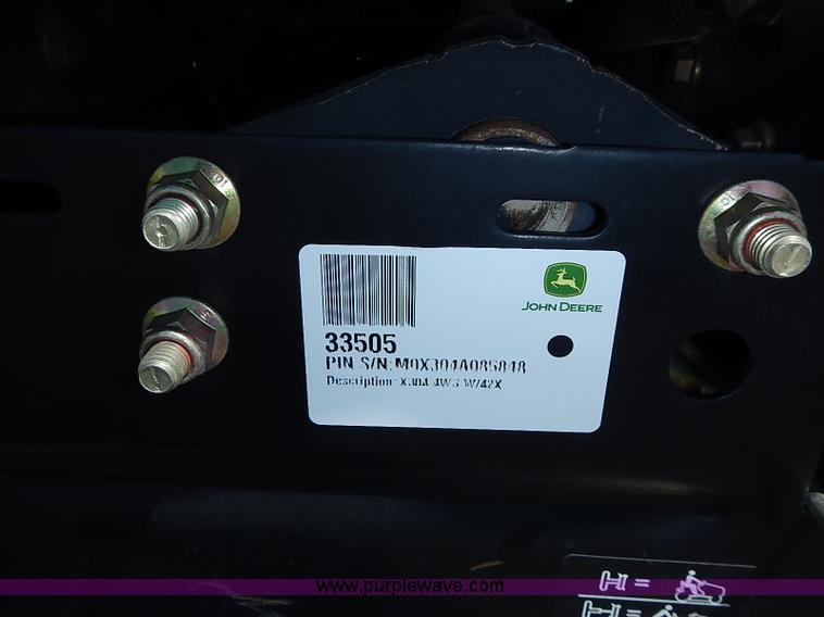 image for item BB9968 John Deere X304 lawn mower