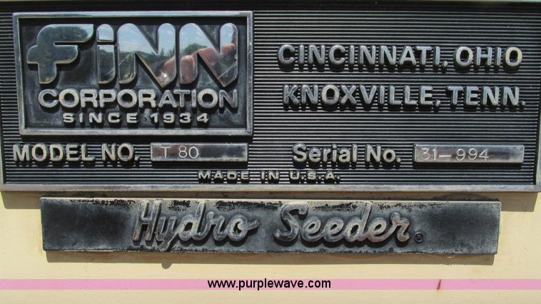 image for item G9281 Finn T-80 Hydro seeder