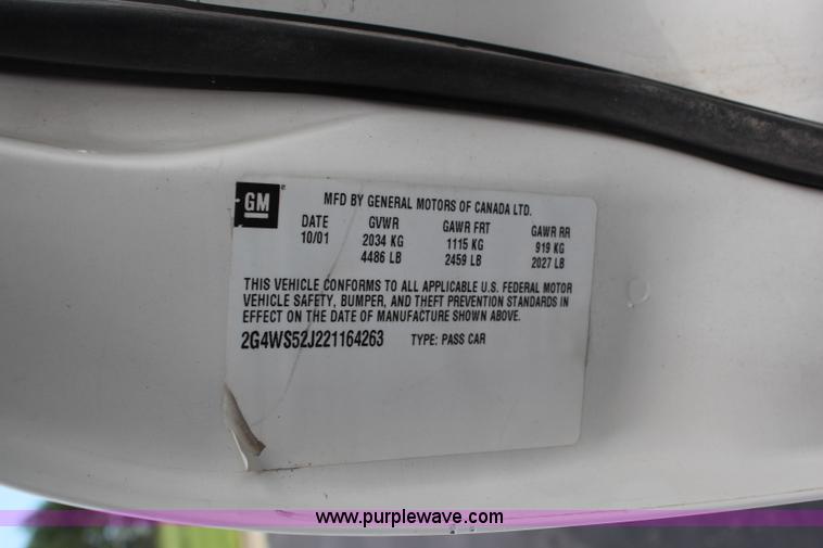 image for item H2562 2002 Buick Century Custom