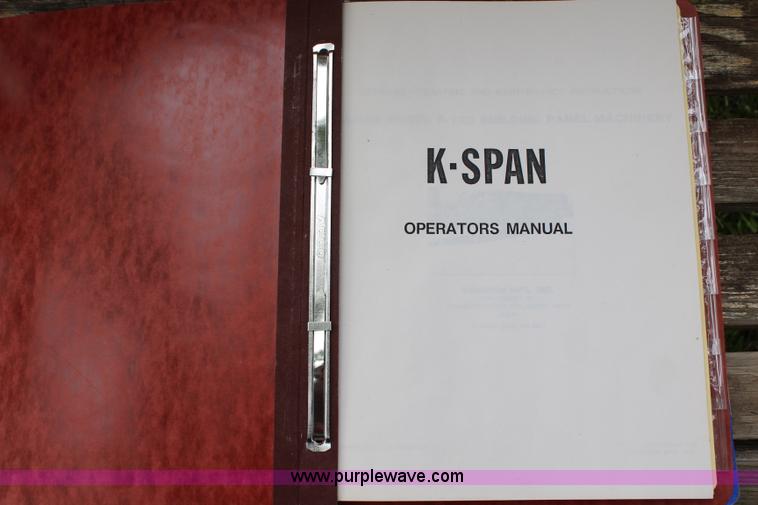 image for item H2694 Knudson Kspan roll form machine