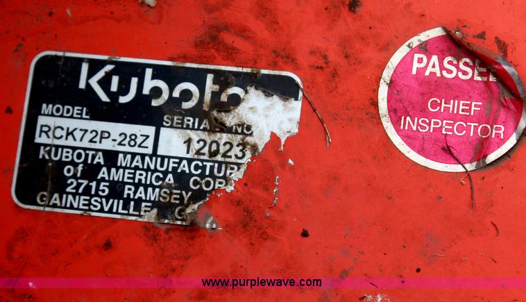 image for item H2716 Kubota ZD28 ZTR lawn mower