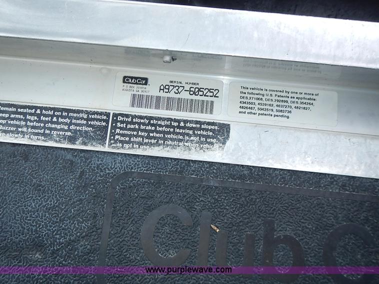 image for item I3605 (5) Club Car electric golf carts